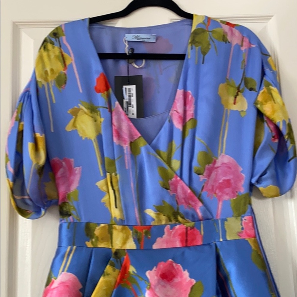 Blumarine floral print wrap dress - Picture 1 of 9